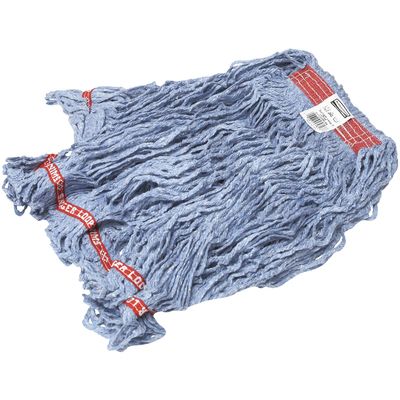 Rubbermaid® Swinger Loop® Wet Mop Large Head - Blue, 24 oz.