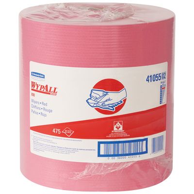 Kimberly Clark® WypALL® X80 Red Heavy-Duty Wipers Jumbo Roll