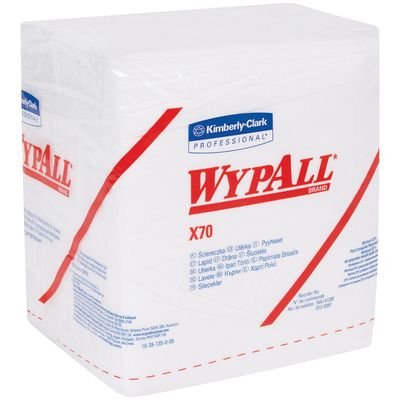 Kimberly Clark® WypALL® X70 1/4 Fold Industrial Pro Wipers Bulk Pack