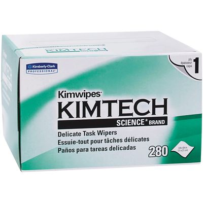 Kimwipes® 1 Ply 4.4 x 8.4" Low Lint Wipers