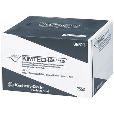 Kimtech® 1 Ply 4.4 x 8.4" Precision Low-Lint Wipers