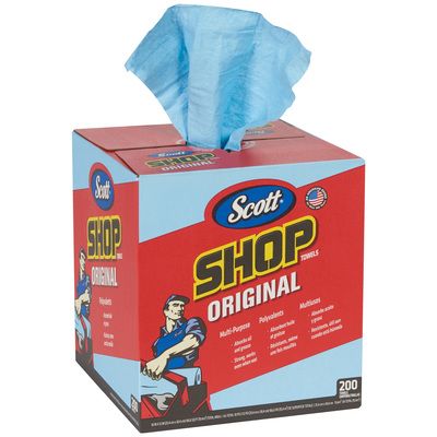 Scott® Blue Shop Towels Pop-Up® Box (2 Pack)