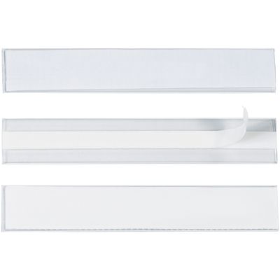 1 x 6" Hol-Dex® Self-Adhesive Plastic Label Holders