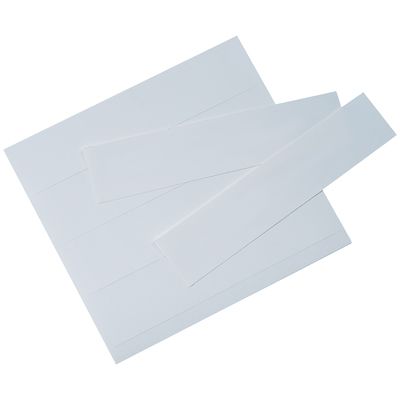 1 1/4 x 6" Plastic Label Holder Insert Cards