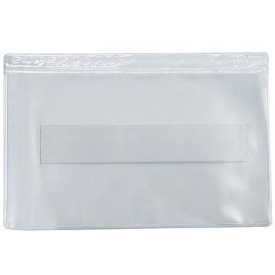 3 1/2 x 2" Super-Scan® Press-On Vinyl Envelopes - Long Side Open