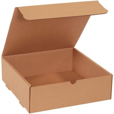 11 1/2 x 11 1/2 x 3 3/4" Kraft Literature Mailers