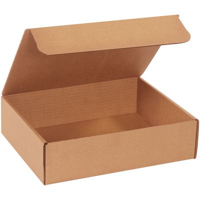 11 1/8 x 8 3/4 x 3" Kraft Literature Mailers