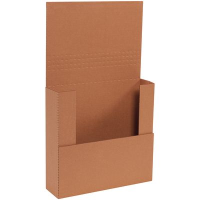 12 x 11 1/2 x 3" Kraft Easy-Fold Mailers