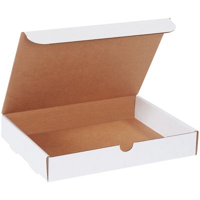 12 1/8 x 9 1/4 x 2" White Literature Mailers