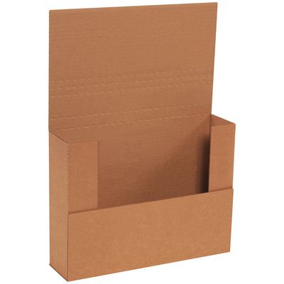 12 1/8 x 9 1/8 x 3" Kraft Easy-Fold Mailers