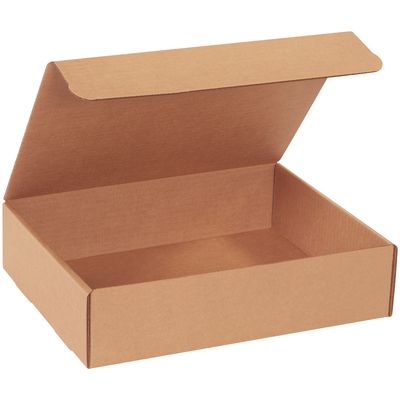 12 1/8 x 9 1/4 x 3" Kraft Literature Mailers