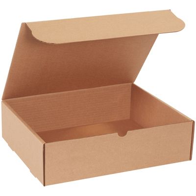 14 1/4 x 11 1/4 x 4" Kraft Literature Mailers