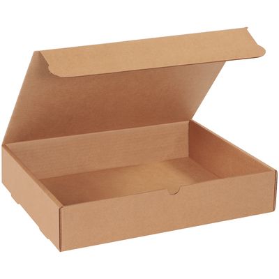 15 1/8 x 11 1/8 x 3" Kraft Literature Mailers