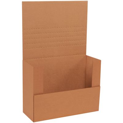 15 x 11 1/8 x 6" Kraft Easy-Fold Mailers