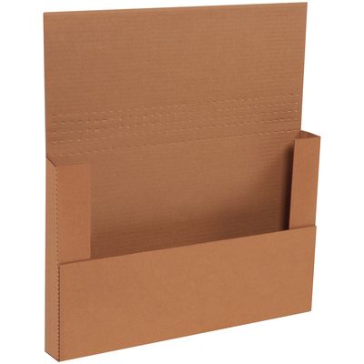 17 1/4 x 11 1/4 x 2" Kraft Easy-Fold Mailers