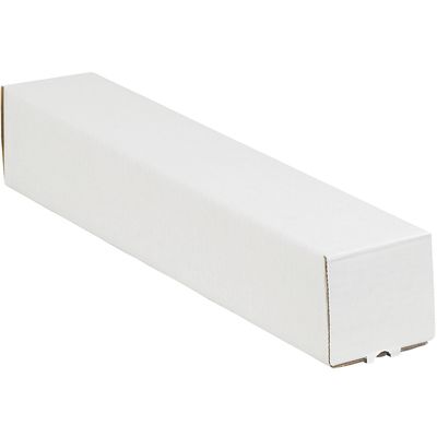 3 x 3 x 18" White Square Mailing Tubes