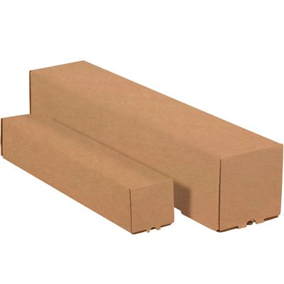 3 x 3 x 18" Kraft Square Mailing Tubes