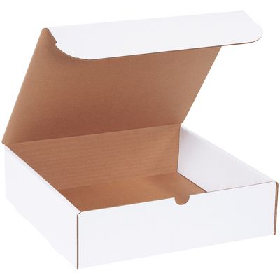 12 x 11 3/4 x 3 1/4" White Literature Mailers