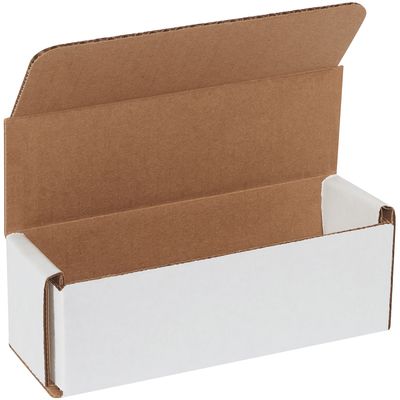 6 x 2 x 2" White Corrugated Mailers