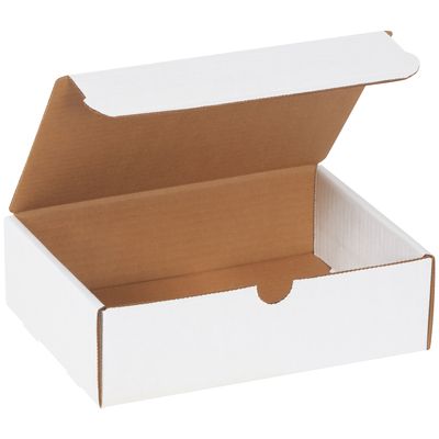 9 x 6 1/2 x 2 3/4" White Literature Mailers