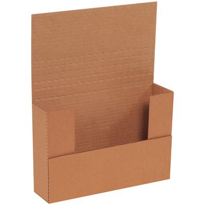 9 1/2 x 6 1/2 x 2" Kraft Easy-Fold Mailers