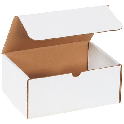 9 x 6 1/4 x 4" White Literature Mailers