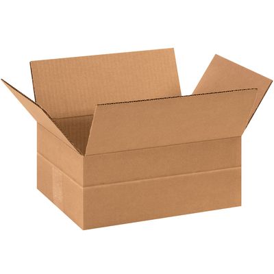 11 3/4 x 8 3/4 x 4 3/4" Multi-Depth Corrugated Boxes