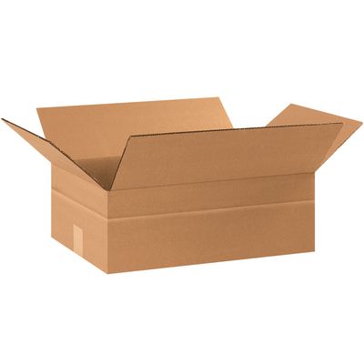 17 1/4 x 11 1/4 x 6" Multi-Depth Corrugated Boxes