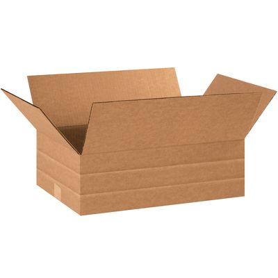 18 x 12 x 6" Multi-Depth Corrugated Boxes