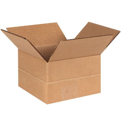 6 x 6 x 4" Multi-Depth Corrugated Boxes