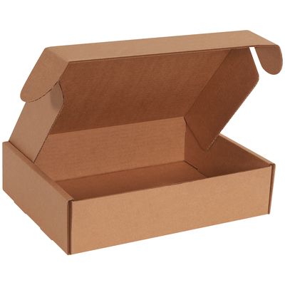 12 1/8 x 9 1/4 x 3" Kraft Deluxe Literature Mailers