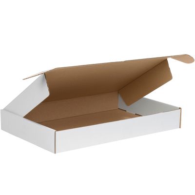 16 x 10 x 2 3/4" White Deluxe Literature Mailers