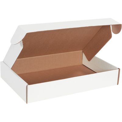 17 1/8 x 11 1/8 x 3" White Deluxe Literature Mailers