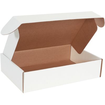 17 1/8 x 11 1/8 x 4" White Deluxe Literature Mailers