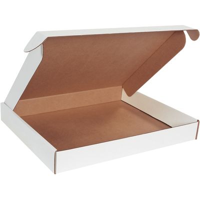 22 x 18 x 2 3/4" White Deluxe Literature Mailers