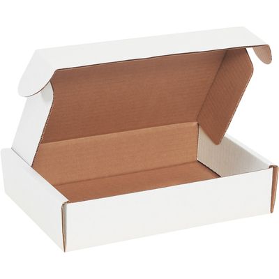 9 x 6 1/4 x 2" White Deluxe Literature Mailers