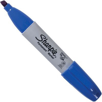 Blue Sharpie® Chisel Tip Markers