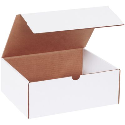 10 1/4 x 8 1/4 x 4" White Literature Mailer