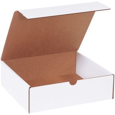 10 x 9 x 3" White Literature Mailers