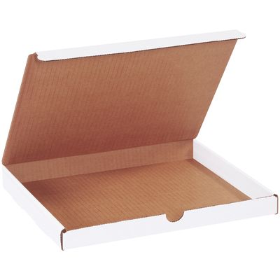 11 1/8 x 8 3/4 x 1" White Literature Mailers