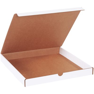 12 x 12 x 1 1/4" White Literature Mailers