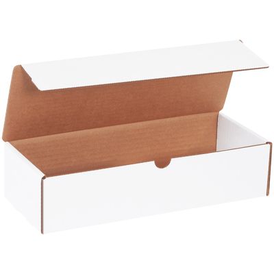 12 1/2 x 5 x 3" White Literature Mailers