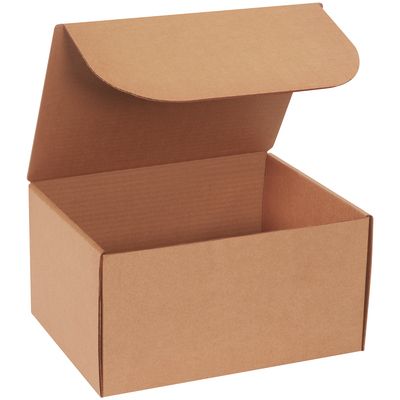 12 1/8 x 9 1/4 x 6 1/2" Kraft Literature Mailers