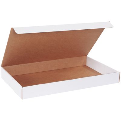 23 x 13 x 2 1/2" White Literature Mailers