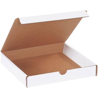 8 x 8 x 1 1/4" White Literature Mailers