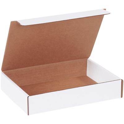 9 x 6 1/2 x 1 3/4" White Literature Mailers