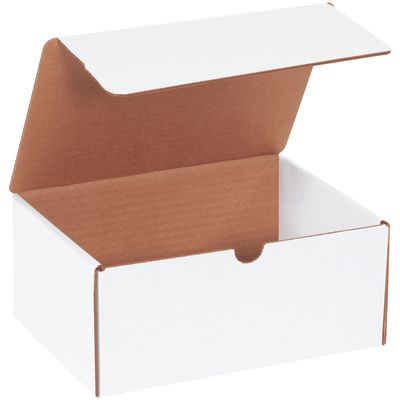 9 x 6 1/2 x 4" White Literature Mailers