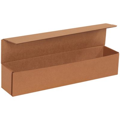 17 1/2 x 3 1/2 x 3 1/2" Kraft Corrugated Mailers