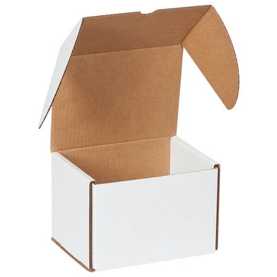 7 5/8 x 6 x 5 7/16" White DVD Mailers