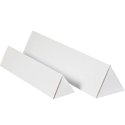 2 x 24 1/4" White Triangle Mailing Tubes